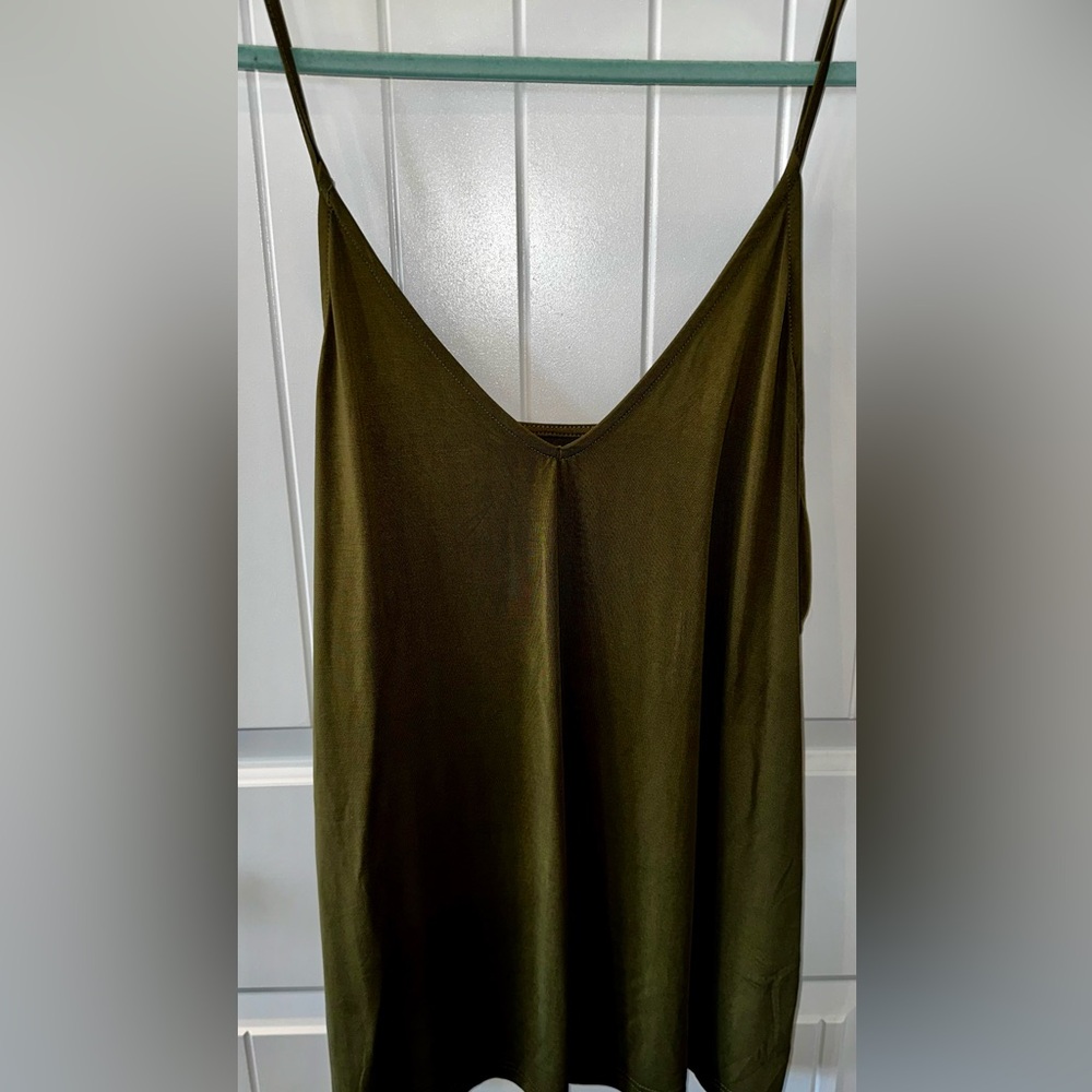 Olive Green Women's Top